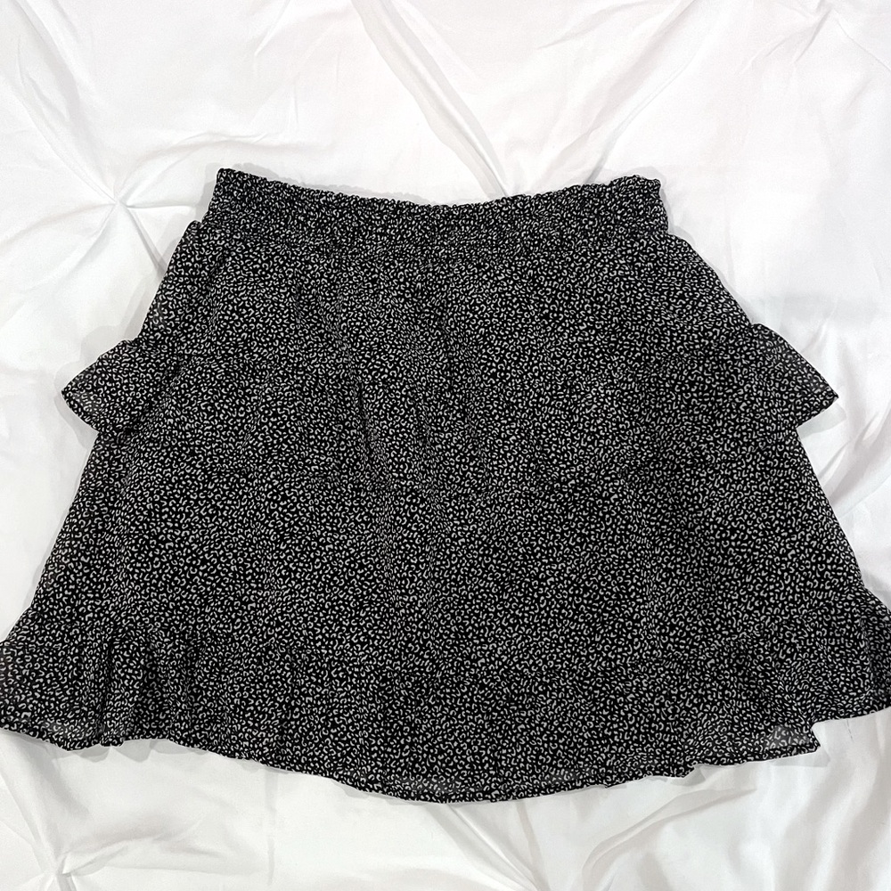 Altar’d State Black/White Mini Skirt